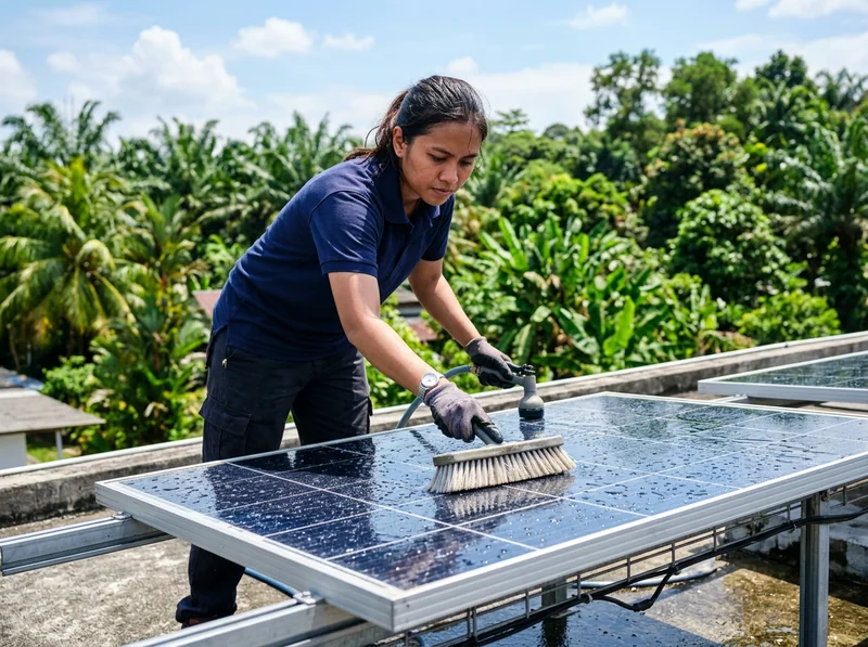 Solar Panel Maintenance in Tropical Climates