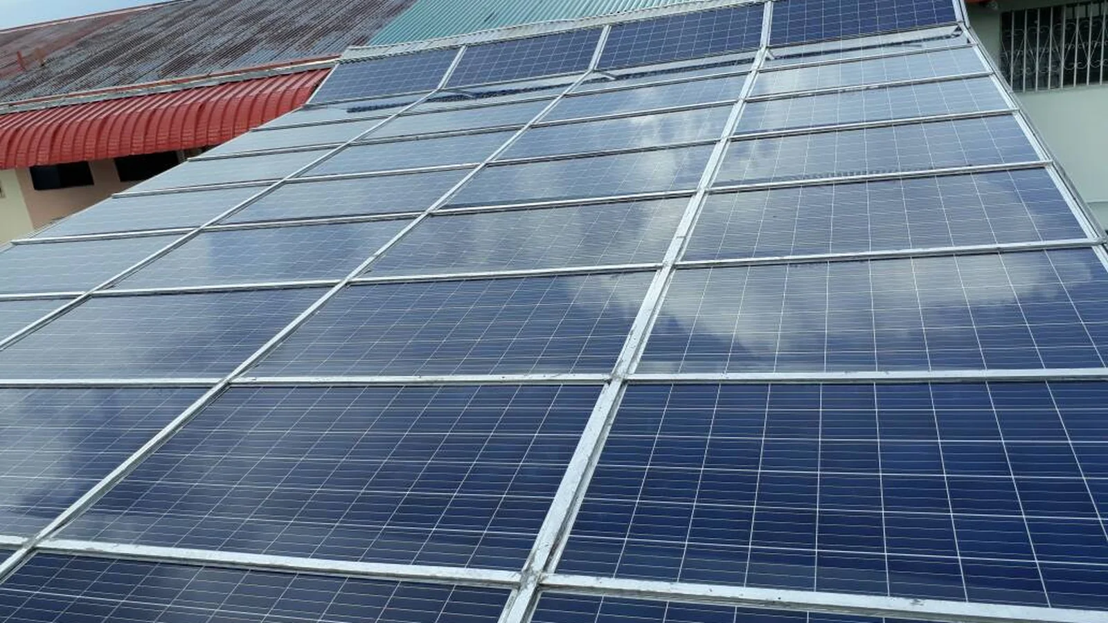 Residential rooftop solar installation at a home in Lido, Sabah