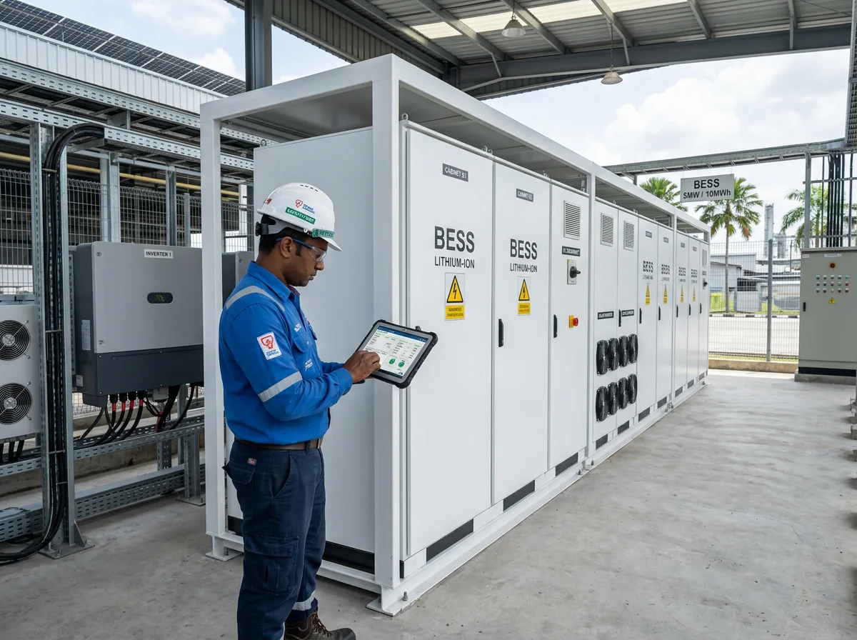 Solar + Battery with Genset